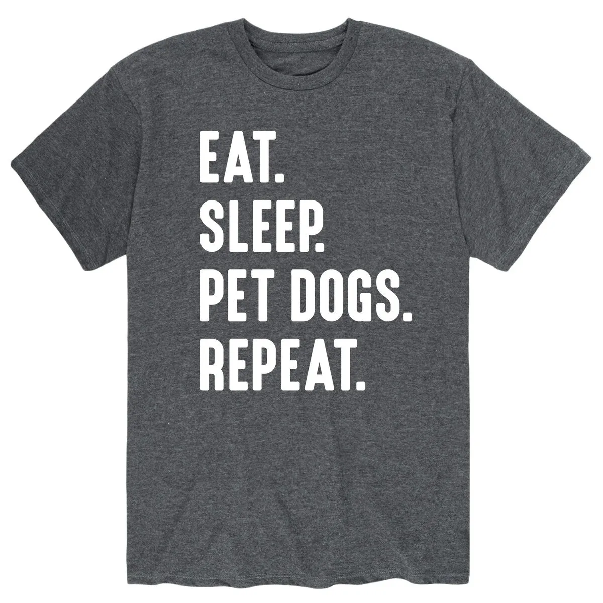 Men's Eat Sleep Pet Dogs Repeat Tee sold by Zulily