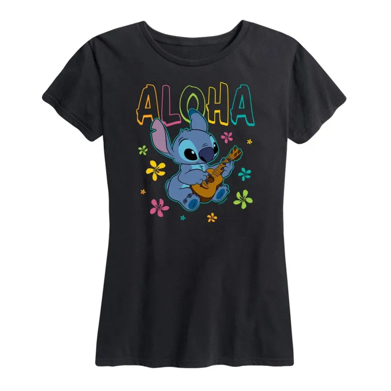 Women's Lilo & Stitch Aloha Stitch Tee sold by Zulily