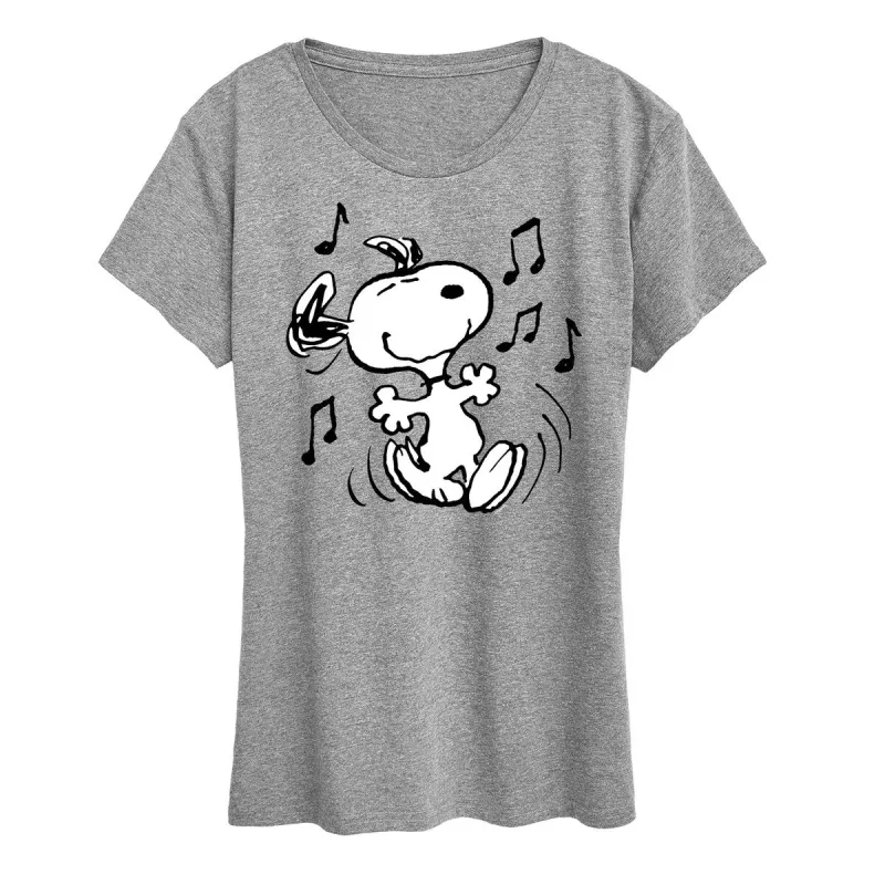 Women's Peanuts Snoopy Dancing Tee sold by Zulily