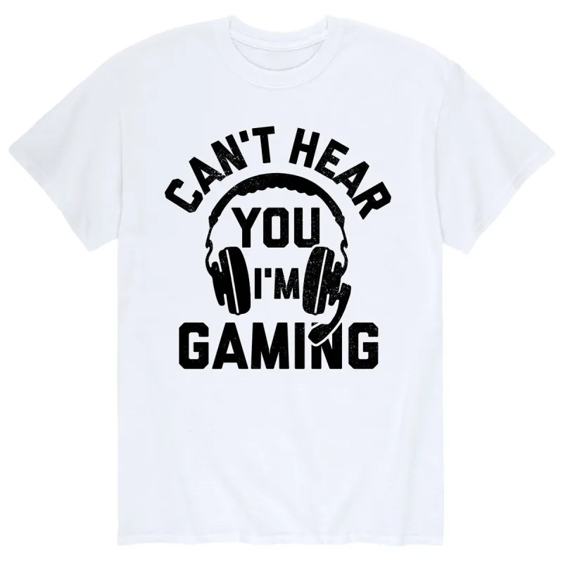 Men's Can't Hear You Gaming Tee sold by Zulily