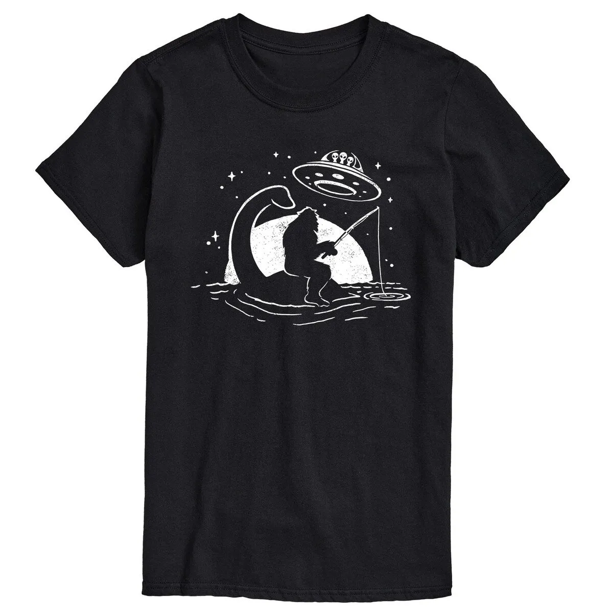 Men's Sasquatch Nessy UFO Tee sold by Zulily