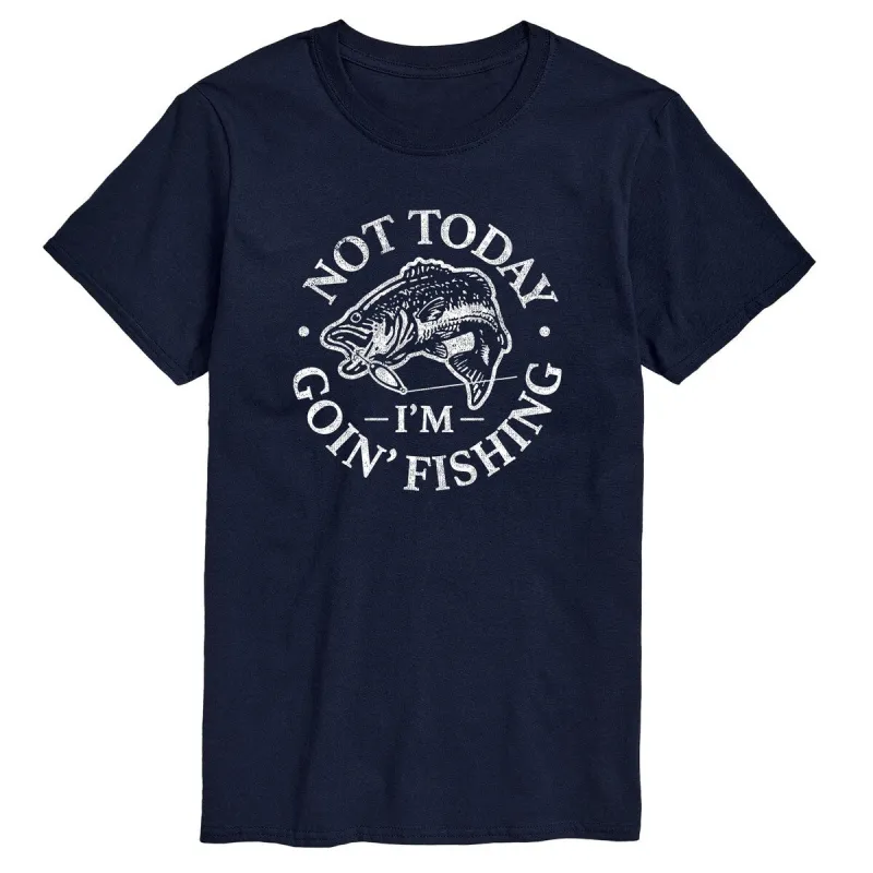 Men's Not Today Goin Fishing Tee sold by Zulily