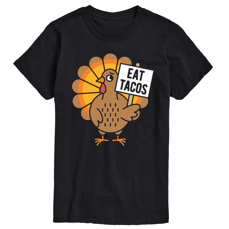 Men's Eat Tacos Turkey Tee sold by Zulily