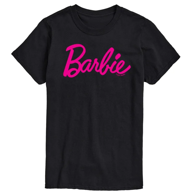 Men's Barbie Classic Logo Tee made by Zulily