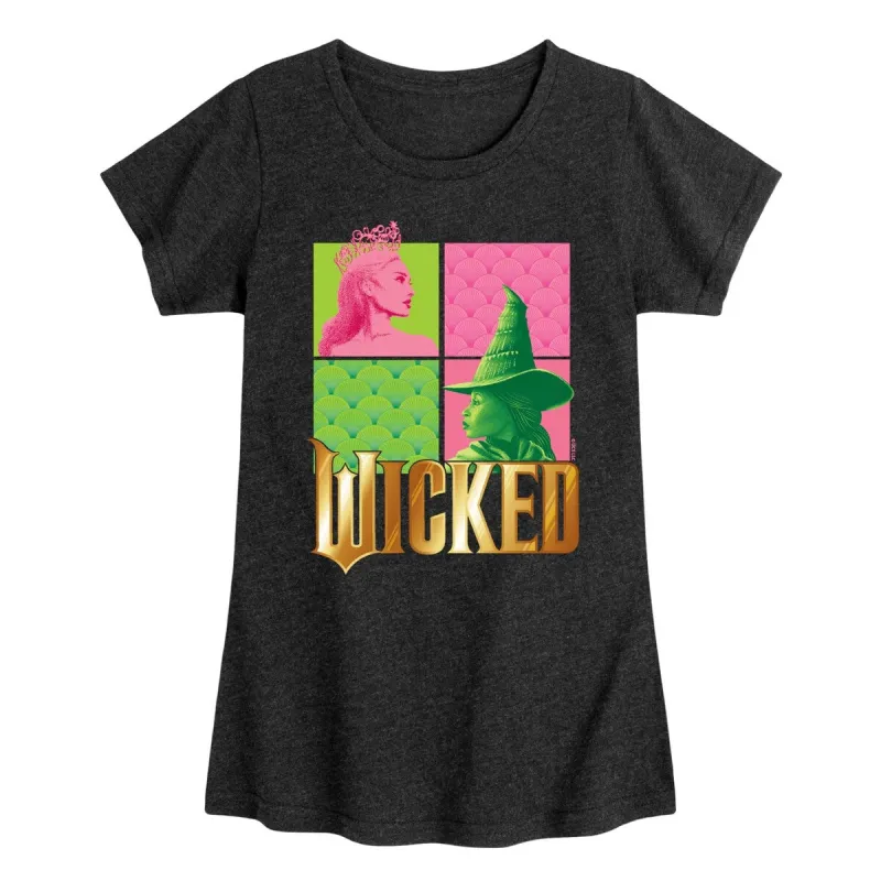 Girls Wicked Elphaba & Glinda Tee sold by Zulily