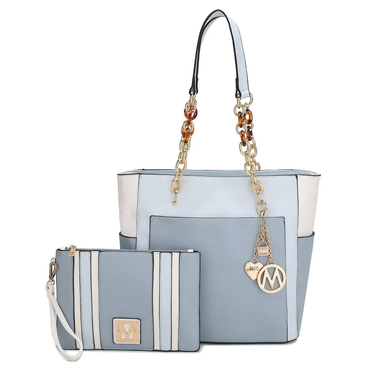 MKF Collection Rochelle Tote & Wristlet Set by Mia K. sold by Zulily product image thumbnail 2