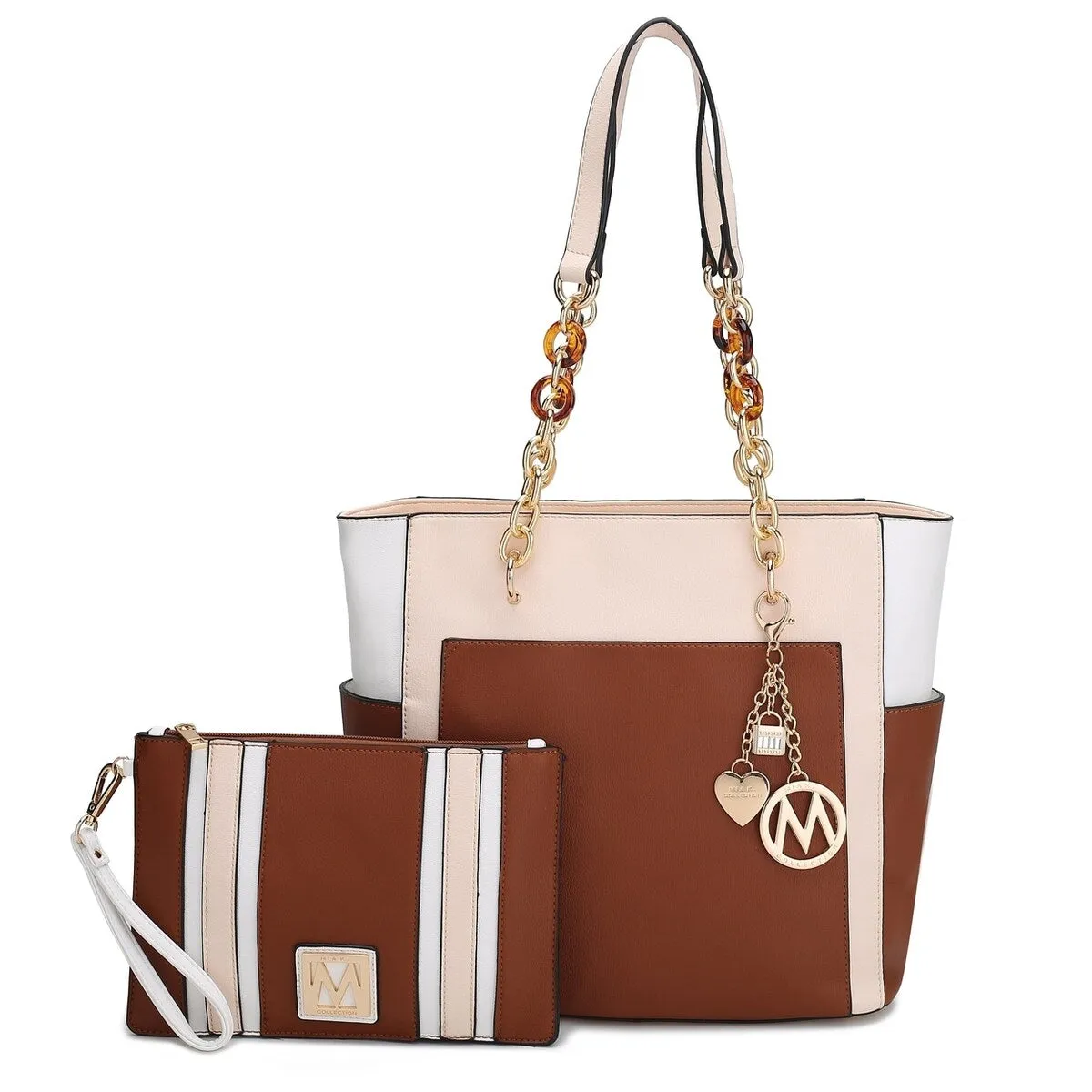 MKF Collection Rochelle Tote & Wristlet Set by Mia K. sold by Zulily product image thumbnail 3