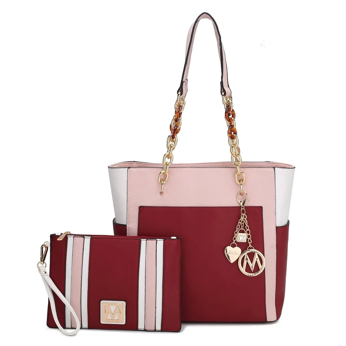 MKF Collection Rochelle Tote & Wristlet Set by Mia K. sold by Zulily product image thumbnail 5
