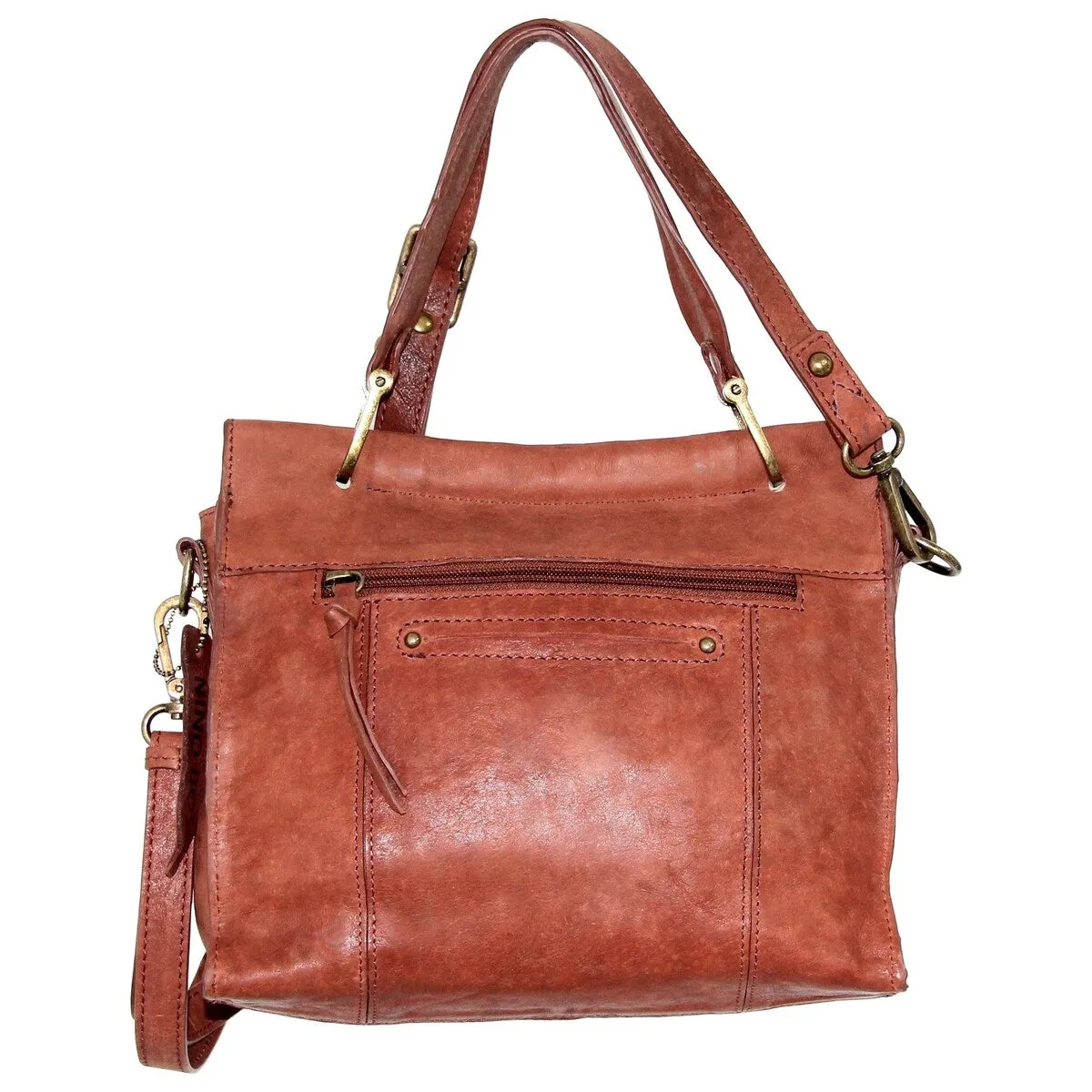 Nino Bossi Alexis Leather Satchel sold by Zulily product image thumbnail 2