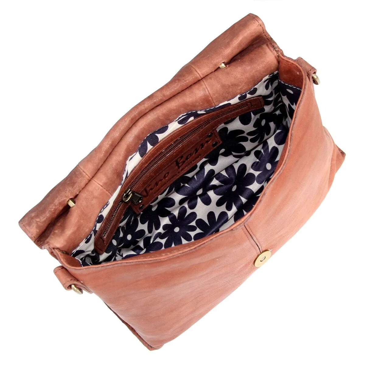 Nino Bossi Alexis Leather Satchel sold by Zulily product image thumbnail 5