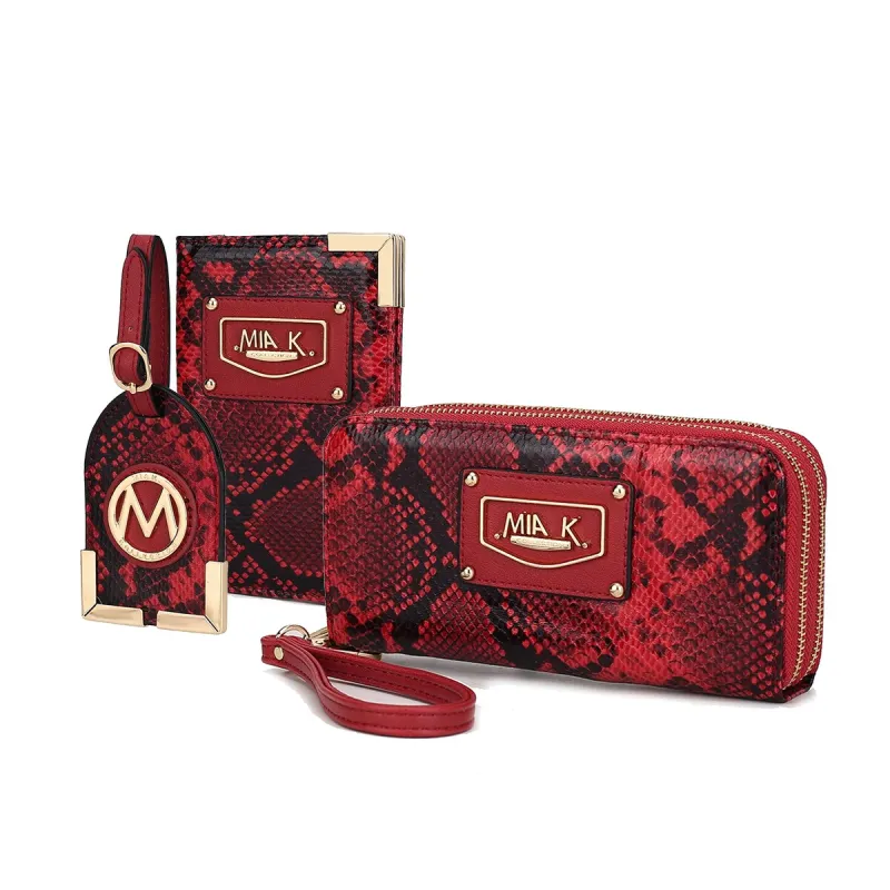 Darla Continental Wallet and Travel Set made by Zulily