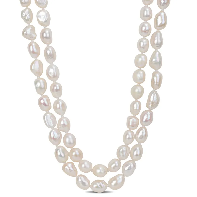 Sofia B. 10mm Cultured Freshwater Pearl Graduated Endless Pearl Necklace, 64 in sold by Zulily
