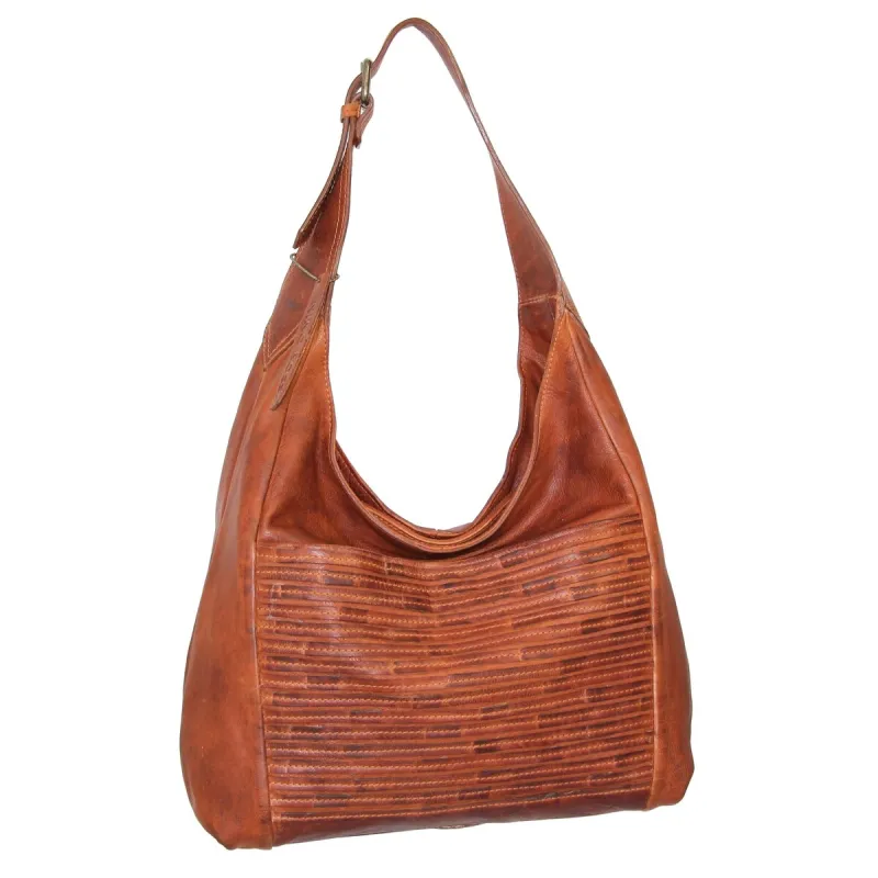 Nino Bossi Christi Leather Shoulder Bag sold by Zulily