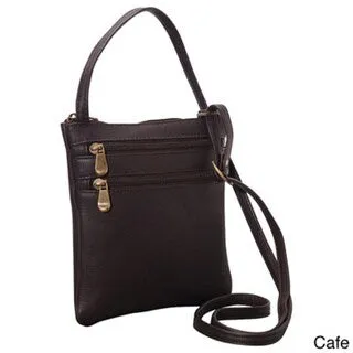 Le Donne Leather Two Zip Mini Crossbody Bag sold by Zulily product image thumbnail 5