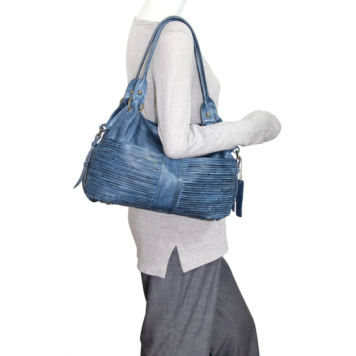 Nino Bossi Tailynn Leather Satchel sold by Zulily product image thumbnail 3