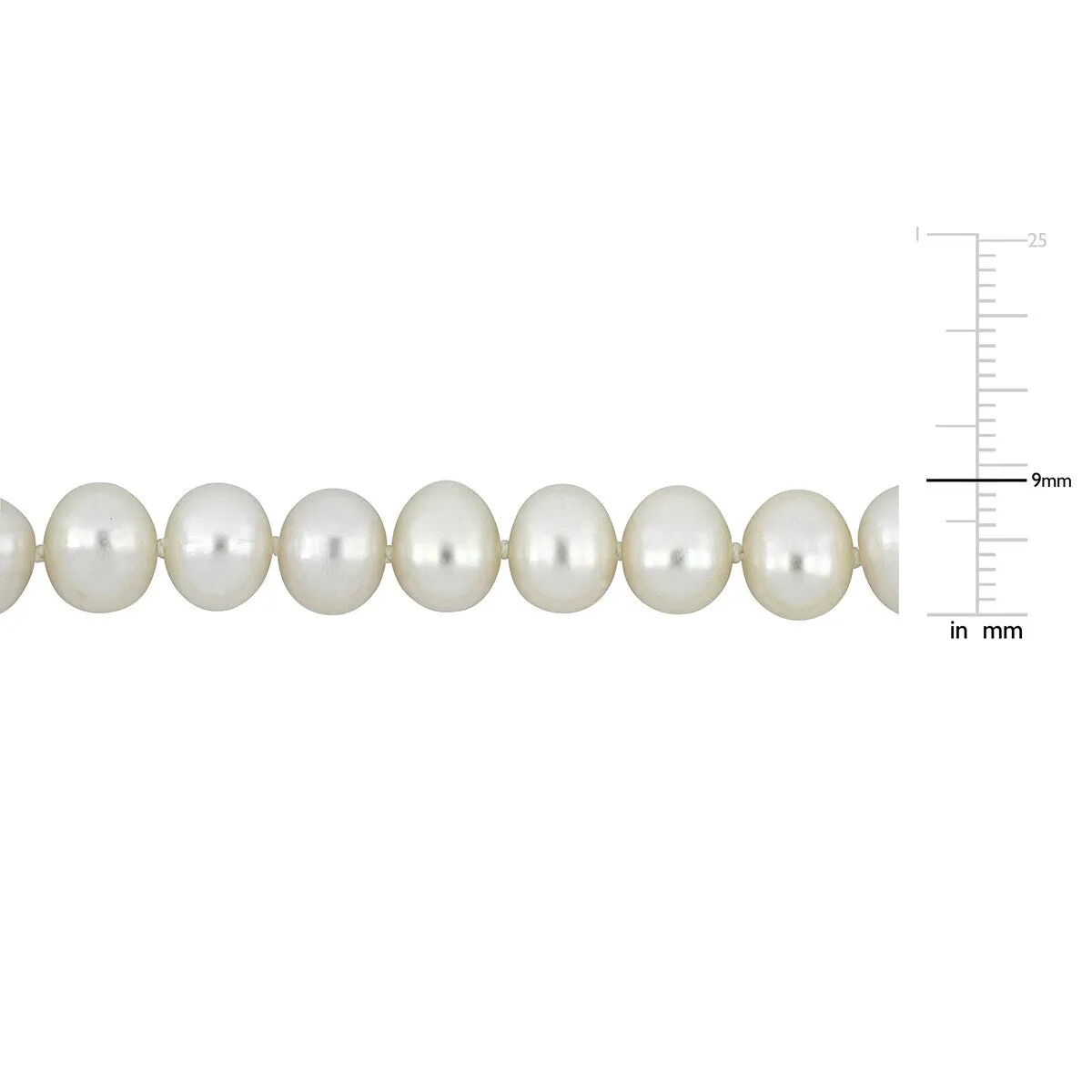 Sofia B. 9mm Cultured Freshwater Pearl Strand Necklace sold by Zulily product image thumbnail 2