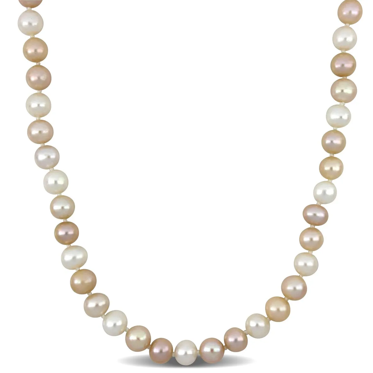 Sofia B. 8mm Multi-Colored Cultured Freshwater Pearl Necklace Sterling Silver sold by Zulily