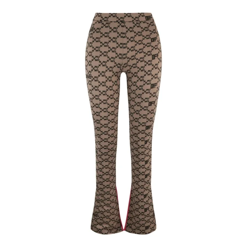 Off-White Monogram Split Leggings - 40 sold by Zulily