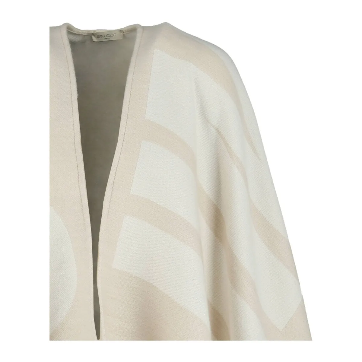 Jimmy Choo Logo Printed Wool Poncho - NS sold by Zulily product image thumbnail 2