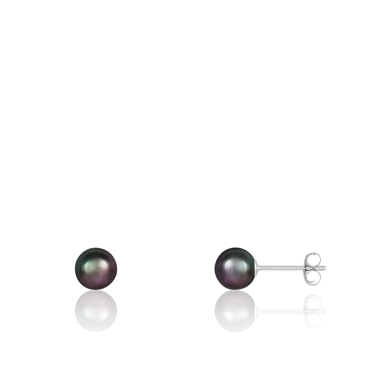 Stud Push back Earrings Pearl sold by Zulily