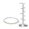 Sterling Silver 0.50 CTTW Real White Diamond Bangle Bracelet sold by Zulily
