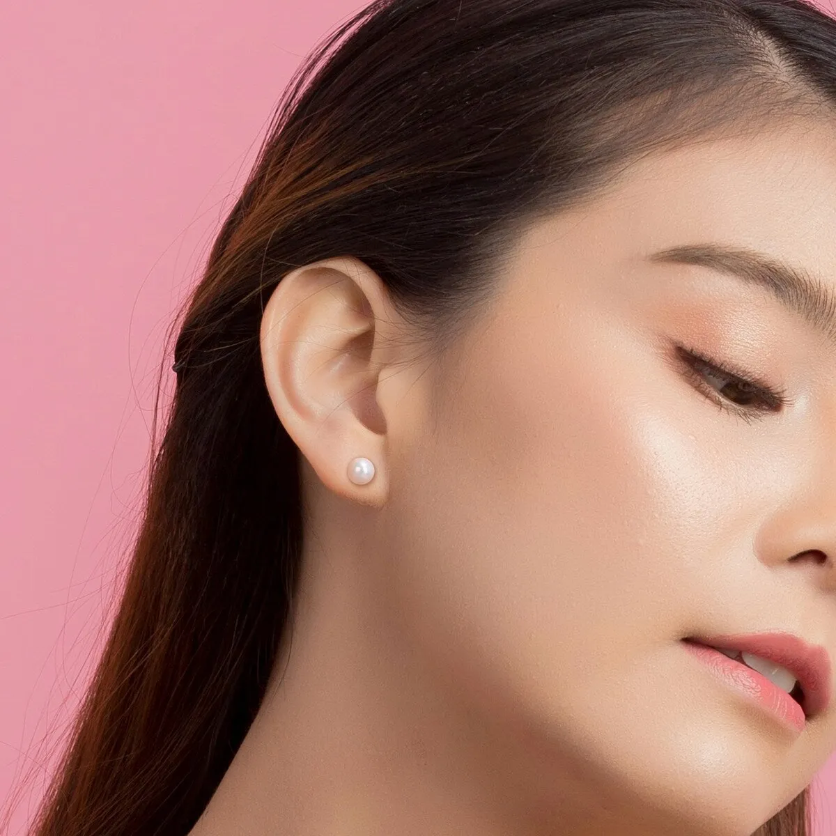 Sofia B. 7mm Cultured Freshwater Pearl Stud Earrings 14k Yellow Gold sold by Zulily product image thumbnail 4