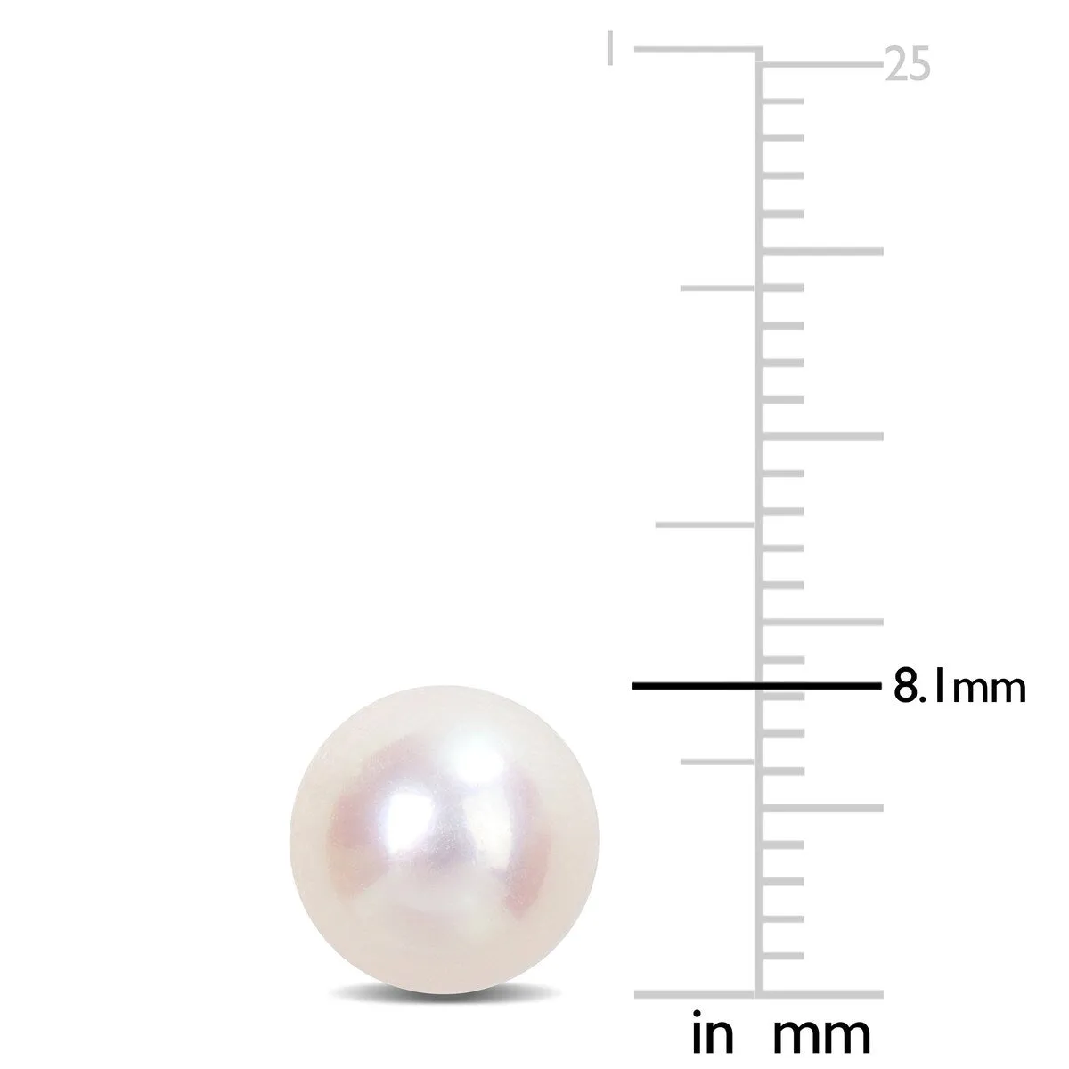 Sofia B. 8mm Cultured Freshwater Pearl Stud Earrings 14k Yellow Gold sold by Zulily product image thumbnail 2