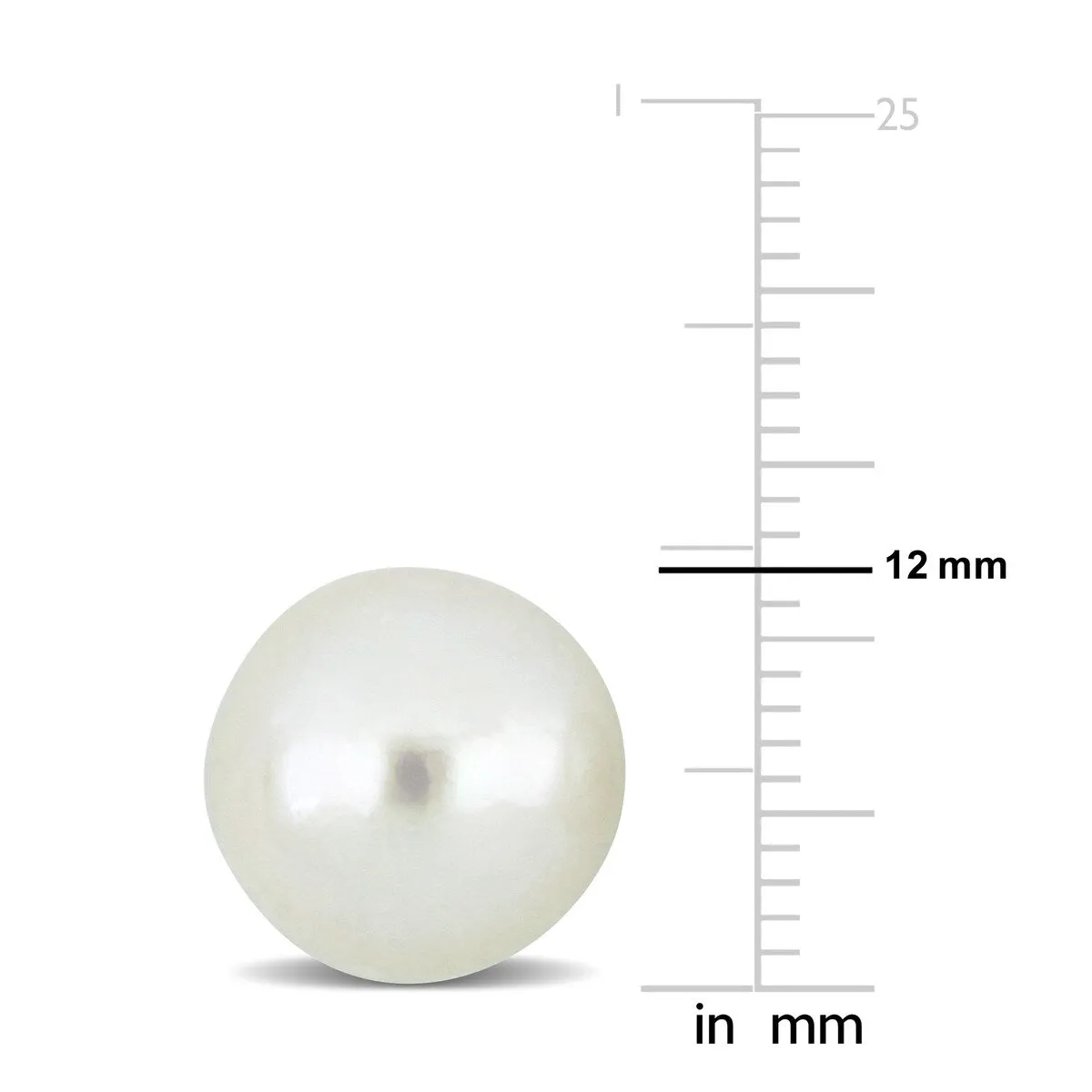 Sofia B. 12mm Cultured Edison Pearl Stud Earrings Sterling Silver sold by Zulily product image thumbnail 2