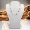 Set of 2pcs Matching Earrings and Single-Strand Necklace with Potato-Shaped and Coin-Shaped Pearls sold by Zulily