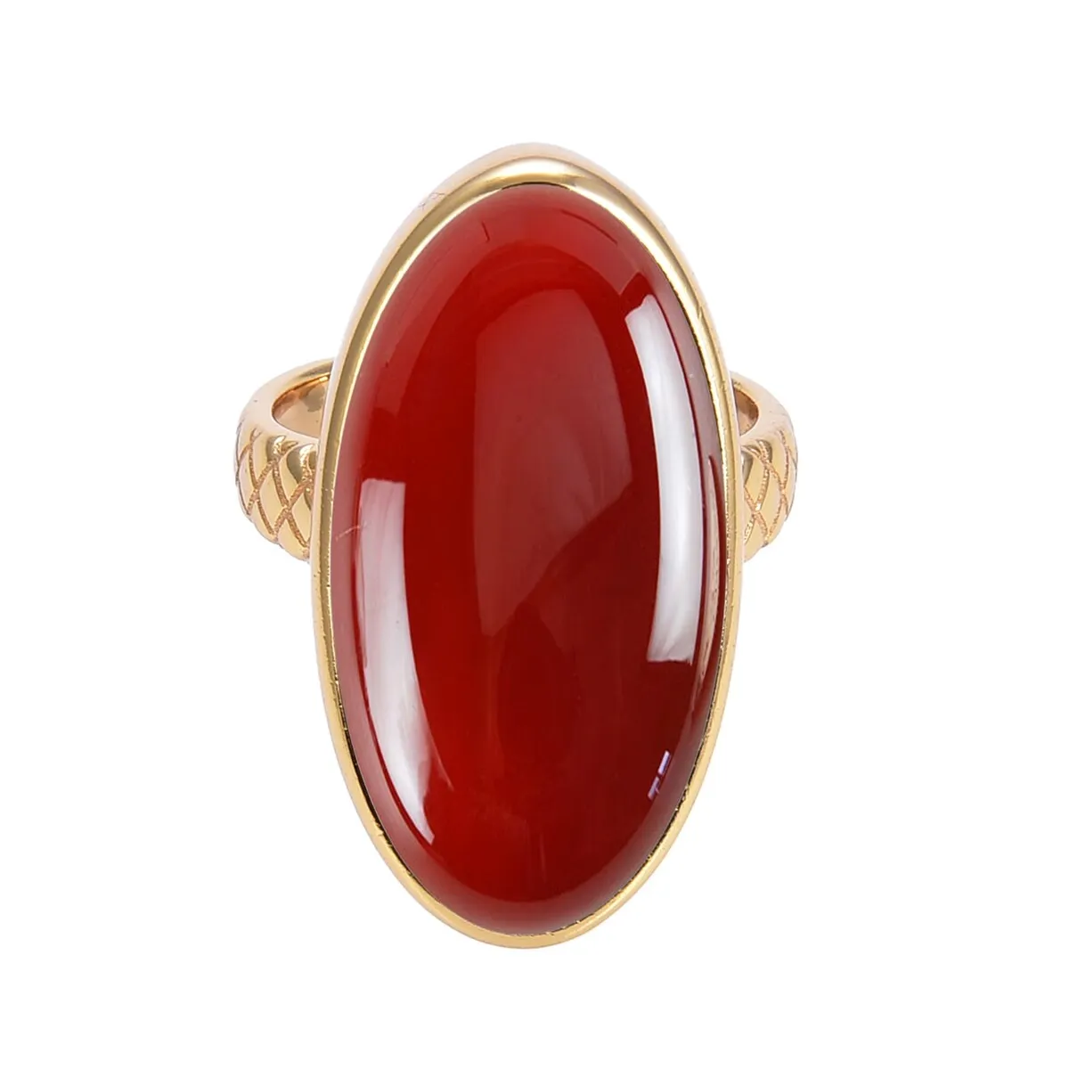 Gold Over Sterling Silver Carnelian Vintage Ring sold by Zulily product image thumbnail 4