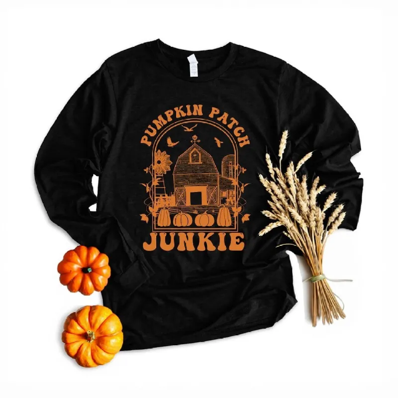 Pumpkin Patch Junkie Long Sleeve Tee sold by Zulily