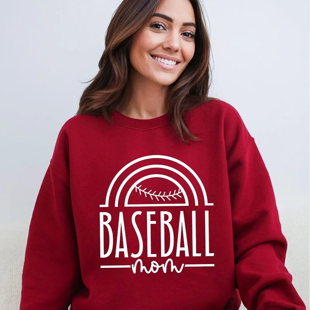 Baseball Mom Arch Graphic Sweatshirt sold by Zulily product image thumbnail 3