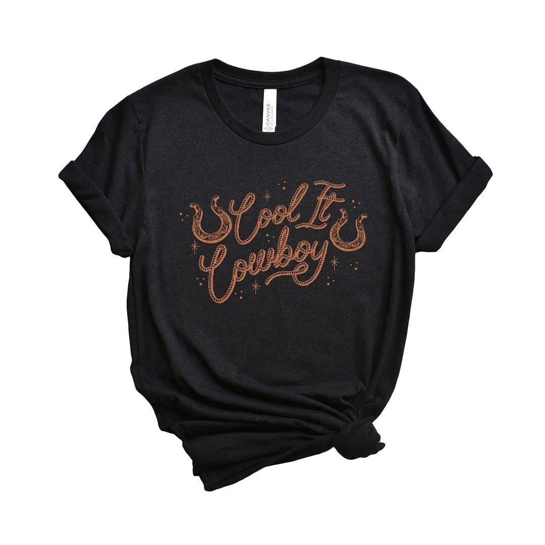 Cool It Cowboy Rope Short Sleeve Crewnneck Tee sold by Zulily product image thumbnail 2