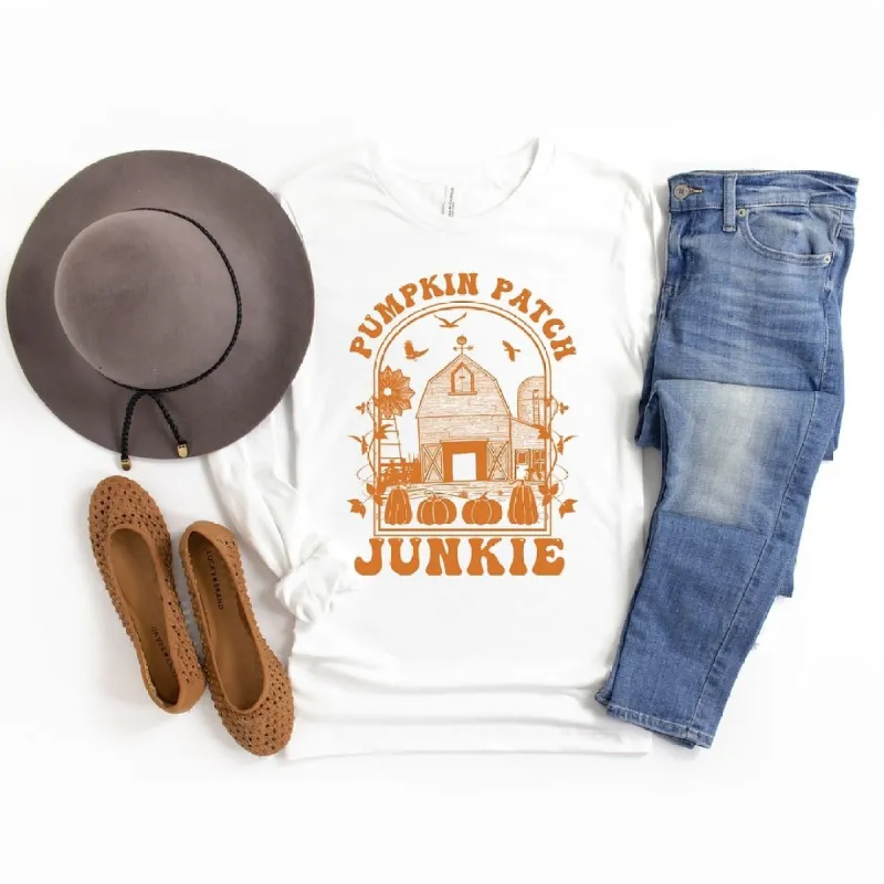 Pumpkin Patch Junkie Long Sleeve Tee sold by Zulily