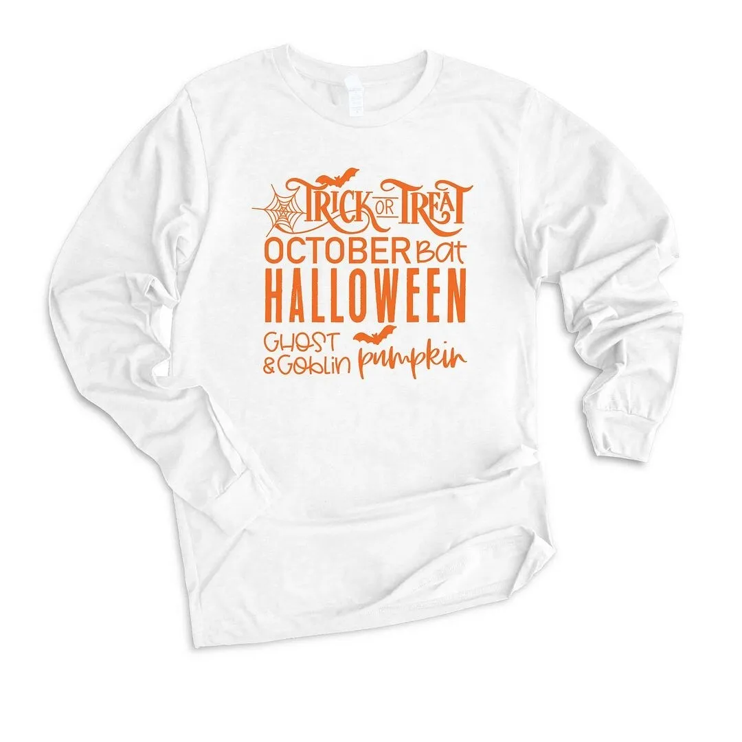 Halloween Sayings Long Sleeve Tee sold by Zulily product image thumbnail 2