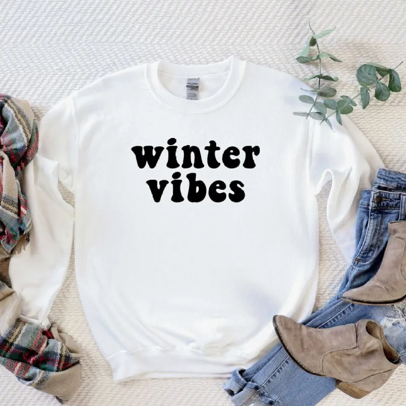 Retro winter vibes Graphic Sweatshirt sold by Zulily