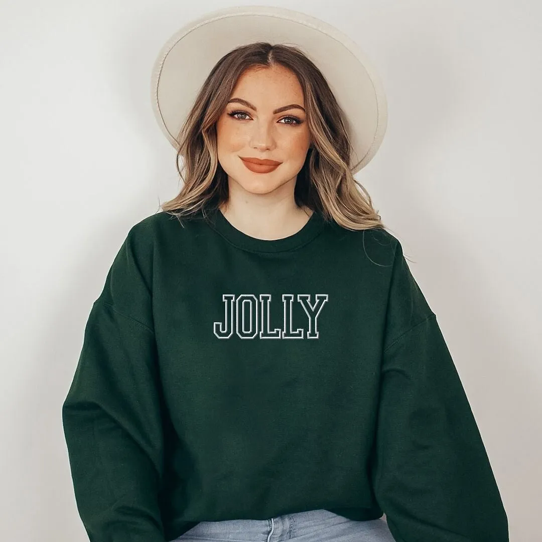 Embroidered Jolly Graphic Sweatshirt sold by Zulily product image thumbnail 3
