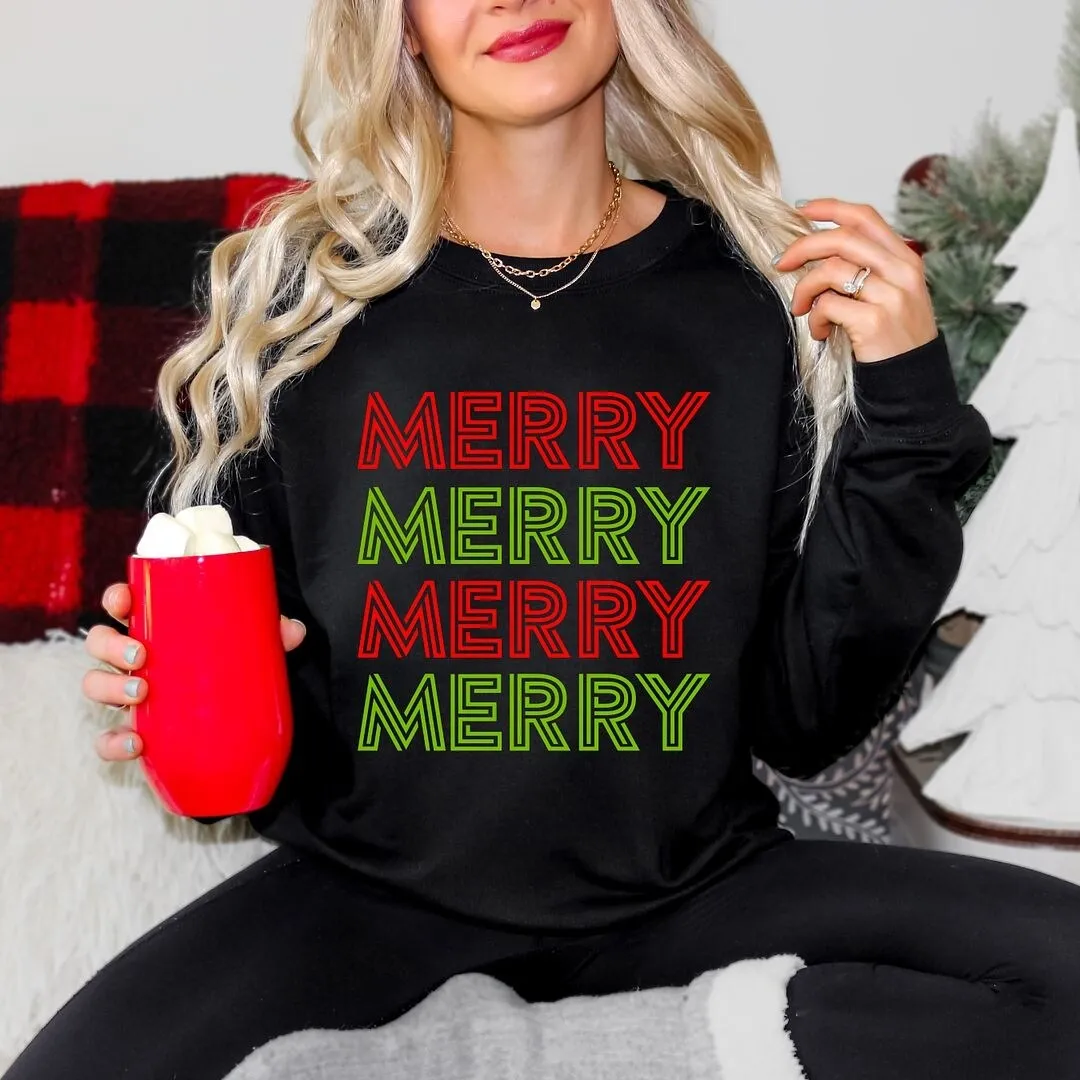 Merry x 4 Graphic Sweatshirt sold by Zulily product image thumbnail 3