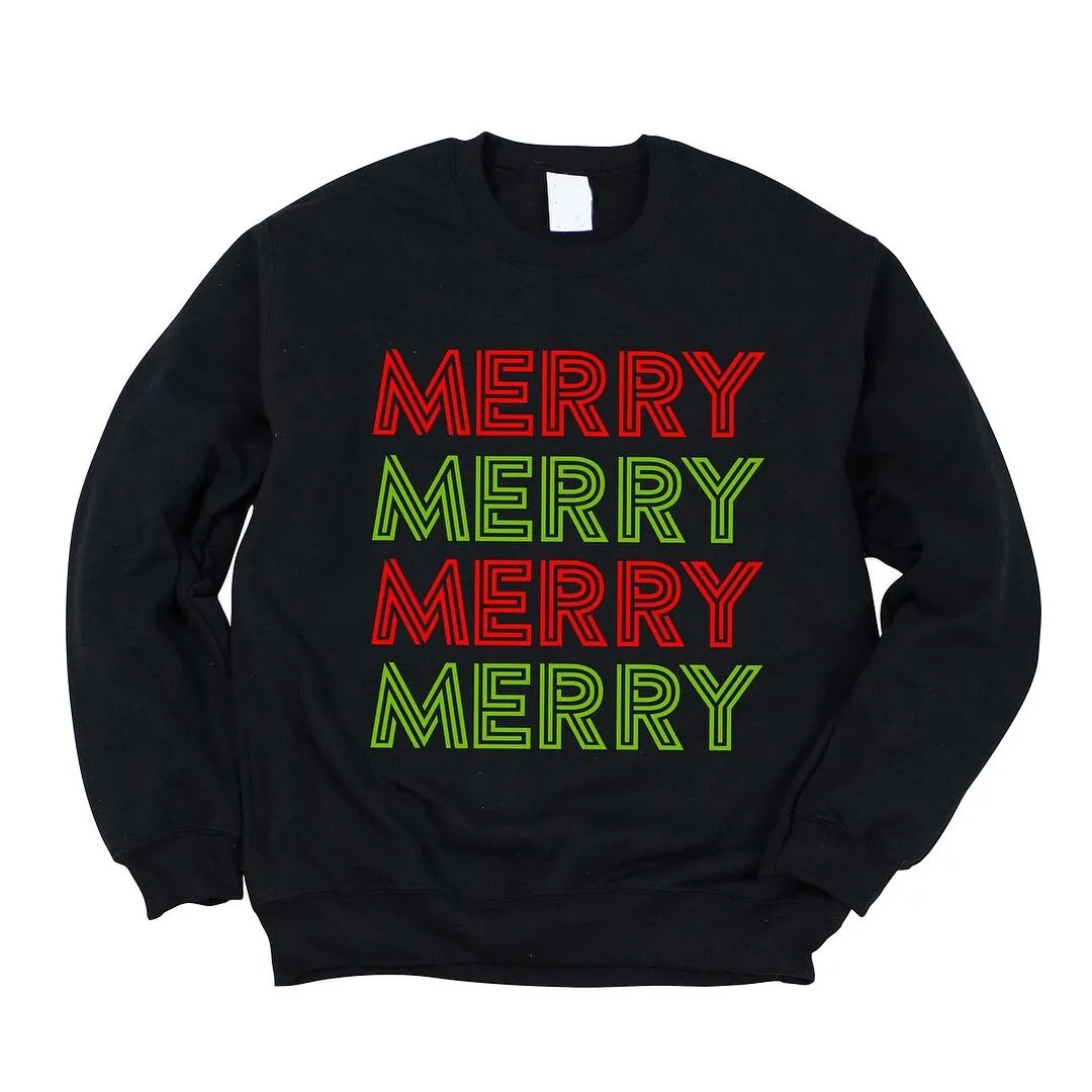Merry x 4 Graphic Sweatshirt sold by Zulily product image thumbnail 2