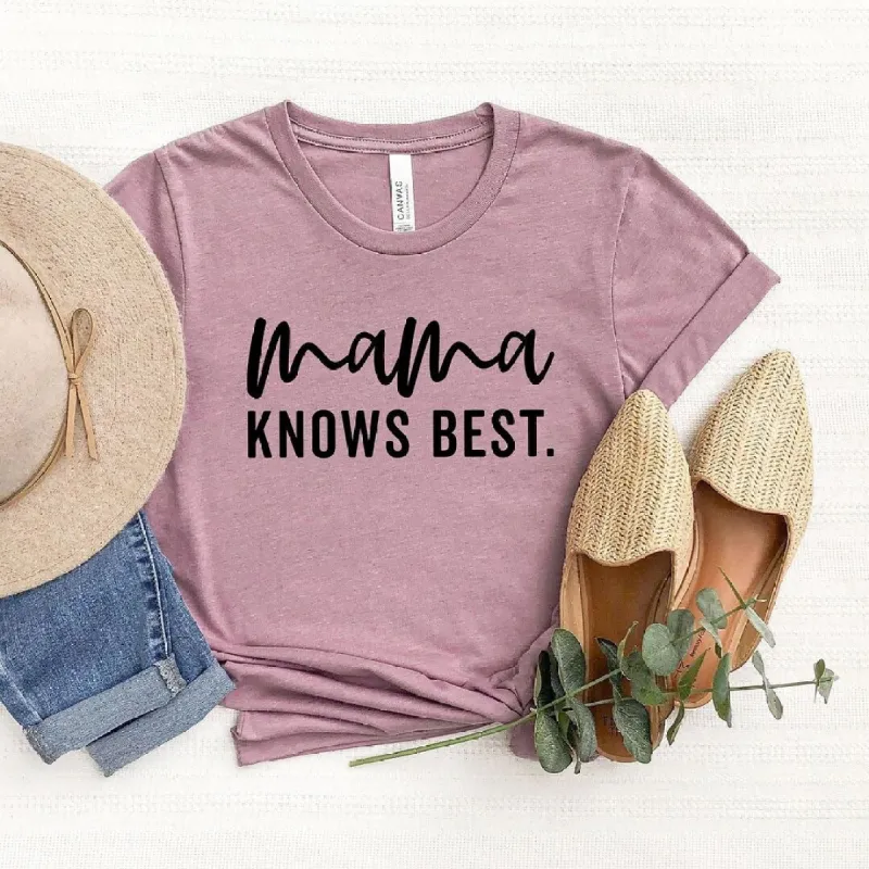 Mama Knows Best Short Sleeve Crewnneck Tee sold by Zulily