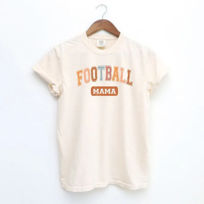 Varsity Football Mama Garment Dyed Tee sold by Zulily