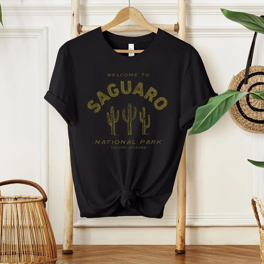 Vintage Saguaro National Park Short Sleeve Crewnneck Tee sold by Zulily