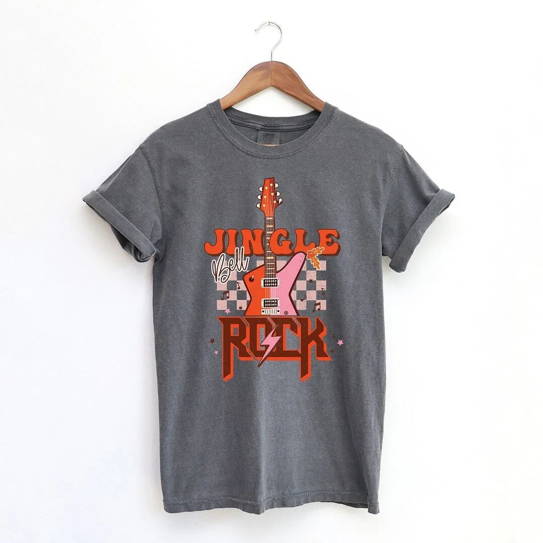 Jingle Bell Rock Checkered Garment Dyed Tee sold by Zulily product image thumbnail 2
