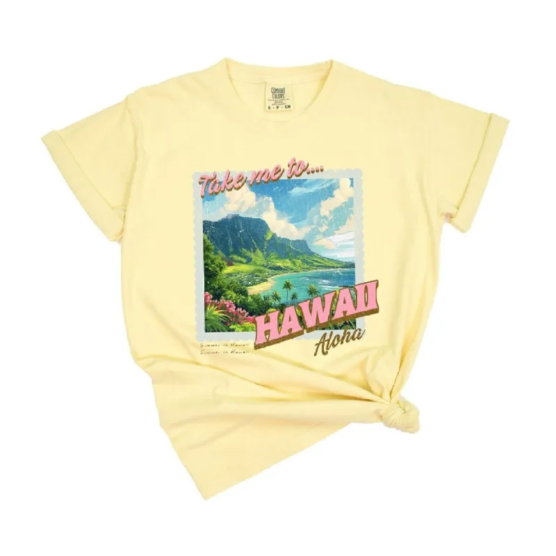 Take Me to Hawaii Garment Dyed Tee sold by Zulily