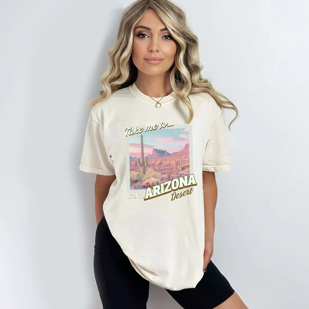 Take Me to Arizona Garment Dyed Tee sold by Zulily product image thumbnail 2