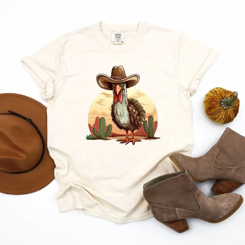 Turkey Bird Western Garment Dyed Tee sold by Zulily