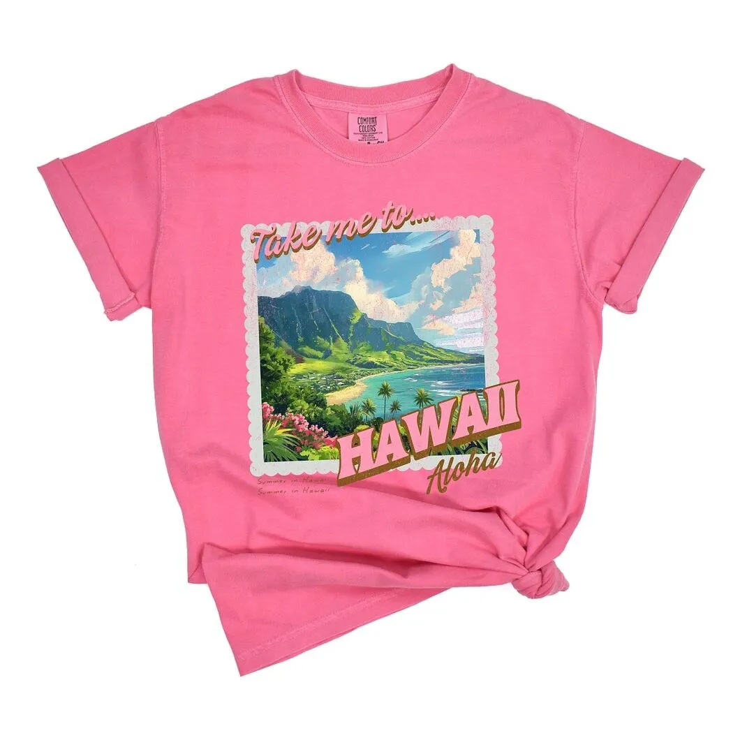 Take Me to Hawaii Garment Dyed Tee sold by Zulily