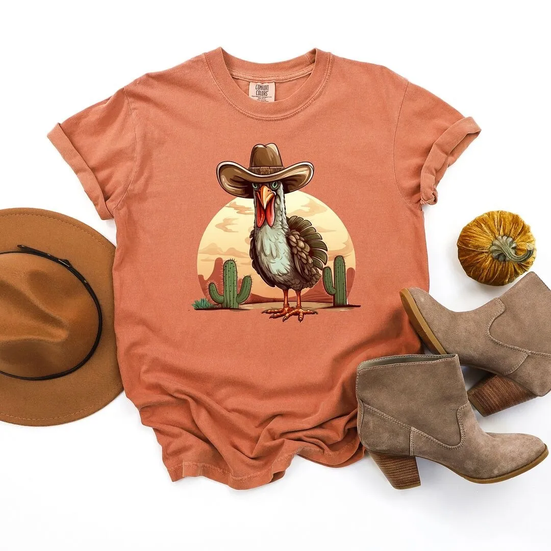 Turkey Bird Western Garment Dyed Tee sold by Zulily