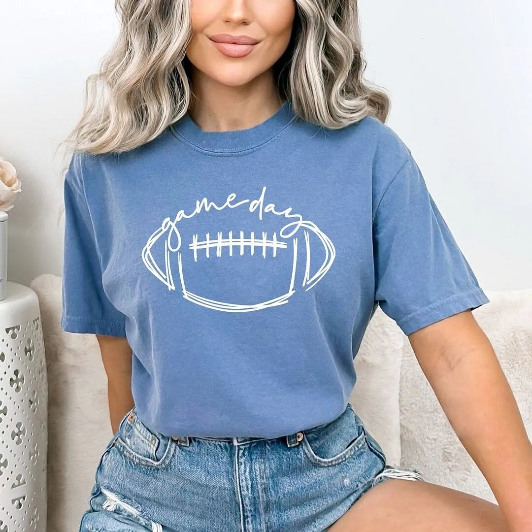 Football Game Day Garment Dyed Tee sold by Zulily product image thumbnail 2