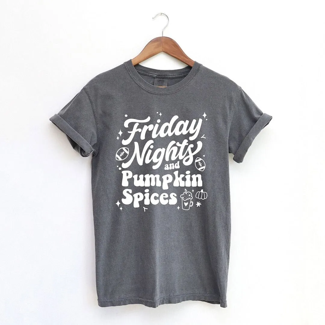 Friday Nights and Pumpkin Spices Garment Dyed Tee sold by Zulily product image thumbnail 3